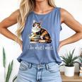 Girls Books I Do What I Want Calico Cat Lover Comfort Colors Tank Top Blue Jean Girls Books I Do What I Want Calico Cat Lover Comfort Colors Tank Top Blue Jean