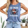 Go Away I'm Reading Book Reader Cute Fox Librarians Comfort Colors Tank Top Blue Jean Go Away I'm Reading Book Reader Cute Fox Librarians Comfort Colors Tank Top Blue Jean