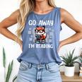 Go Away I'm Reading Book Reader Cute Fox Loves Books Comfort Colors Tank Top Blue Jean Go Away I'm Reading Book Reader Cute Fox Loves Books Comfort Colors Tank Top Blue Jean