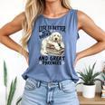 Great Pyrenees Dog Breed Life Is Better With Books And Great Comfort Colors Tank Top Blue Jean Great Pyrenees Dog Breed Life Is Better With Books And Great Comfort Colors Tank Top Blue Jean