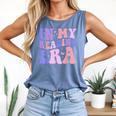 Groovy In My Reading Era Book Lovers Book Reader Comfort Colors Tank Top Blue Jean