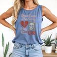 Horror Book Club Creepy Reader Gothic Fiction Thriller Fan Comfort Colors Tank Top Blue Jean