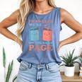 I'm So Glad We'Re On The Same Page Book Lover Writer Comfort Colors Tank Top Blue Jean I'm So Glad We'Re On The Same Page Book Lover Writer Comfort Colors Tank Top Blue Jean