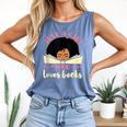 Just a Girl Who Loves Books African American Book Nerd Lover Comfort Colors Tank Top Blue Jean Just a Girl Who Loves Books African American Book Nerd Lover Comfort Colors Tank Top Blue Jean