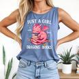 Just A Girl Who Loves Dragons And Books Dragon Reading Lover Comfort Colors Tank Top Blue Jean Just A Girl Who Loves Dragons And Books Dragon Reading Lover Comfort Colors Tank Top Blue Jean