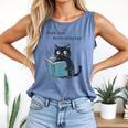 Just One More Chapter Bookworm Cat Book Lover Comfort Colors Tank Top Blue Jean Just One More Chapter Bookworm Cat Book Lover Comfort Colors Tank Top Blue Jean