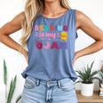 Kids Reading Book Lover Reading Is My Jam Comfort Colors Tank Top Blue Jean