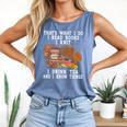 Knitting Reading Books Drinking Tea Knitter Knit Comfort Colors Tank Top Blue Jean Knitting Reading Books Drinking Tea Knitter Knit Comfort Colors Tank Top Blue Jean