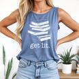 Let's Get Lit Books Comfort Colors Tank Top Blue Jean Let's Get Lit Books Comfort Colors Tank Top Blue Jean