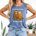 Life Is Better With Sloths And Books Cute Sloth Lover Comfort Colors Tank Top Blue Jean Life Is Better With Sloths And Books Cute Sloth Lover Comfort Colors Tank Top Blue Jean