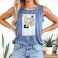 Little Miss Muffet Reading a Picture Book Comfort Colors Tank Top Blue Jean Little Miss Muffet Reading a Picture Book Comfort Colors Tank Top Blue Jean