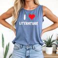 I Love Literature Heart Books Writing Reading Read Write Comfort Colors Tank Top Blue Jean I Love Literature Heart Books Writing Reading Read Write Comfort Colors Tank Top Blue Jean
