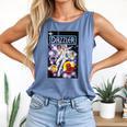 Marvel Universe Classic Dazzler Light Power Comic Book Cover Comfort Colors Tank Top Blue Jean