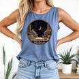 Moon Book Bookshelf Library Coffee Cup Star Stars Pattern Comfort Colors Tank Top Blue Jean Moon Book Bookshelf Library Coffee Cup Star Stars Pattern Comfort Colors Tank Top Blue Jean