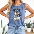 Nerdy Schnauzer Dog Book Lover Glasses Cute Pet For Men Women Kids Comfort Colors Tank Top Blue Jean Nerdy Schnauzer Dog Book Lover Glasses Cute Pet For Men Women Kids Comfort Colors Tank Top Blue Jean