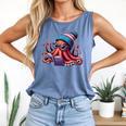 Octopus Reading Book Kraken Book Lover Comfort Colors Tank Top Blue Jean Octopus Reading Book Kraken Book Lover Comfort Colors Tank Top Blue Jean