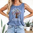 Please Save The Earth It's The Only Planet With Books Comfort Colors Tank Top Blue Jean
