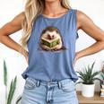 Porcupine Reading Book Hedgehog Book Lover Comfort Colors Tank Top Blue Jean Porcupine Reading Book Hedgehog Book Lover Comfort Colors Tank Top Blue Jean
