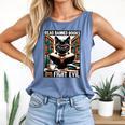 Read Banned Books Drink Coffee Fight Evil Book Reader Lovers Comfort Colors Tank Top Blue Jean