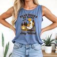 Read Books Be Kind Stay Weird Bookish Silly Goose Reading Comfort Colors Tank Top Blue Jean
