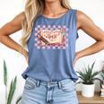 Read Your Heart Out Valentine Reading Book Teacher Student Comfort Colors Tank Top Blue Jean