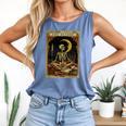The Reader Tarot Card Book Lover Skeleton Art Goth Style Comfort Colors Tank Top Blue Jean The Reader Tarot Card Book Lover Skeleton Art Goth Style Comfort Colors Tank Top Blue Jean