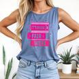 Reading Books Its Book Fair Week Comfort Colors Tank Top Blue Jean
