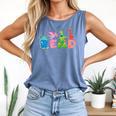 Reading Dinosaur T Rex Dino Book Lover Comfort Colors Tank Top Blue Jean Reading Dinosaur T Rex Dino Book Lover Comfort Colors Tank Top Blue Jean
