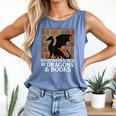 Reading Dragon Easily Distracted By Dragons And Books Comfort Colors Tank Top Blue Jean Reading Dragon Easily Distracted By Dragons And Books Comfort Colors Tank Top Blue Jean
