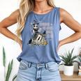 Retro Scary Horror Readers Book Club Spooky Halloween Comfort Colors Tank Top Blue Jean