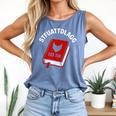 Sexy STFUATTDLAGG Yes Sir Reading Spicy Good Book Love Heart Comfort Colors Tank Top Blue Jean