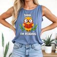 Shhh I'm Reading World Book Day Costume 2026 Kids Comfort Colors Tank Top Blue Jean Shhh I'm Reading World Book Day Costume 2026 Kids Comfort Colors Tank Top Blue Jean