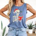 Skeleton Reading Book Christmas Teacher Librarian Book Lover Comfort Colors Tank Top Blue Jean Skeleton Reading Book Christmas Teacher Librarian Book Lover Comfort Colors Tank Top Blue Jean