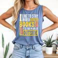 I Like To Stay In Bed And Read Books It's Too Peopley Outsid Comfort Colors Tank Top Blue Jean I Like To Stay In Bed And Read Books It's Too Peopley Outsid Comfort Colors Tank Top Blue Jean