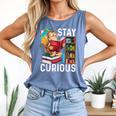 Stay Curious Monkey Reading Book Lover Bookworm Comfort Colors Tank Top Blue Jean Stay Curious Monkey Reading Book Lover Bookworm Comfort Colors Tank Top Blue Jean