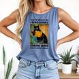 That's What I Do I Read Books I Drink Wine And I Know Things Comfort Colors Tank Top Blue Jean
