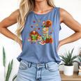 Turkey Reading Books Fall Librarian Book Lover Teacher Kids Comfort Colors Tank Top Blue Jean Turkey Reading Books Fall Librarian Book Lover Teacher Kids Comfort Colors Tank Top Blue Jean