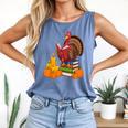 Turkey Reading Books Fall Thanksgiving Teacher Book Comfort Colors Tank Top Blue Jean Turkey Reading Books Fall Thanksgiving Teacher Book Comfort Colors Tank Top Blue Jean