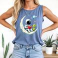 UFO Alien Astronaut Reading Book In Space Comfort Colors Tank Top Blue Jean UFO Alien Astronaut Reading Book In Space Comfort Colors Tank Top Blue Jean