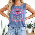 Valentines All Booked For Valentines Book Lovers Teacher Kid Premium Comfort Colors Tank Top Blue Jean