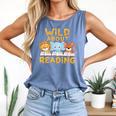 Wild About Reading Cute Animal Book Lover Kids Comfort Colors Tank Top Blue Jean Wild About Reading Cute Animal Book Lover Kids Comfort Colors Tank Top Blue Jean