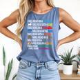 I Will Read Books On A Boat & Everywhere Reading Kids Book Comfort Colors Tank Top Blue Jean I Will Read Books On A Boat & Everywhere Reading Kids Book Comfort Colors Tank Top Blue Jean