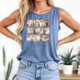 I Will Read Books Here And There I Will Read Books Anywhere Comfort Colors Tank Top Blue Jean