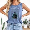 In A World Full Of Bookworms Be A Book Ninja Reading Reader Comfort Colors Tank Top Blue Jean