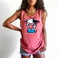 Adorable Book Lover Cow With Reading Glasses Cute Comfort Colors Tank Top Watermelon Adorable Book Lover Cow With Reading Glasses Cute Comfort Colors Tank Top Watermelon