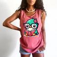 Adorable Book Lover Humming Bird With Reading Glasses Cute Comfort Colors Tank Top Watermelon Adorable Book Lover Humming Bird With Reading Glasses Cute Comfort Colors Tank Top Watermelon