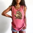 Alligator Snapping Turtle Reading A Book Comfort Colors Tank Top Watermelon
