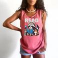Animals Raccoon Reading Book Librarian Across America Kids Comfort Colors Tank Top Watermelon