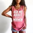 Ask Me About The Book Of Mormon Comfort Colors Tank Top Watermelon Ask Me About The Book Of Mormon Comfort Colors Tank Top Watermelon