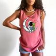 Astronaut Reading Book To Alien Moon Space Astronomy Comfort Colors Tank Top Watermelon